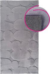 TEMPO KONDELA Covor, gri deschis/model 3D cu pietre, 80x150, PUFIN TYP 1 Covor