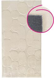 TEMPO KONDELA Covor, crem/model 3D cu pietre, 80x150, PUFIN TYP 1 Covor