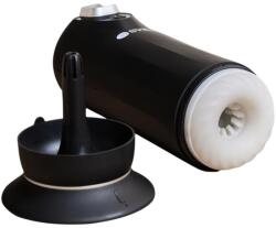 Snail Vibe Jet - lökő maszturbátor melegítő funkcióval (fekete) - vagyaim