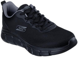 Skechers Bobs B Flex Icy Edge férfi fűzós fekete sneaker félcipő 118109-BBK