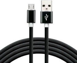 everActive USB-mikro USB kábel 2, 4A 1 m fekete muanyag külso