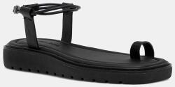 Calvin Klein Jeans szandál ROPE TOE POST SANDAL LTH MG - fekete Női 40