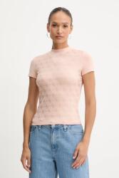 Guess t-shirt fekete, W4BI26 J1314 - narancssárga M