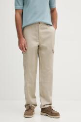 GUESS nadrág vászonkeverékből bézs, cargo, M5YB73 WFI72 - bézs 36