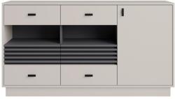 MEBLAR Fiókos komód ALLMO AL8 | kasmír