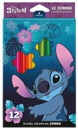 Disney Színes ceruza készlet 12db-os Lilo és Stitch jumbo/vastag háromszögletű kék dobozos COOLPACK (R54816PTR)