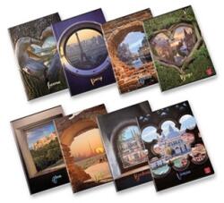 Pigna Füzet A/4 kockás Pigna Special view 42 lapos, tűzött margós, minta nem választható (02333720Q)