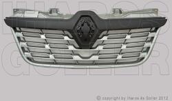 Renault Master 2010-2019 - Hűtődíszrács kpl. ezüstre fényezett (14.01-)