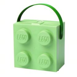 LEGO® Zöld uzsonnás doboz fogantyúval LEGO® Storage 16, 5 x 16, 5 cm (LG-40240005)