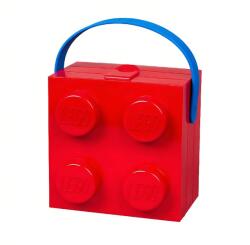 LEGO® Piros uzsonnás doboz fogantyúval LEGO® Storage 16, 5 x 16, 5 cm (LG-40240001)