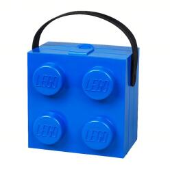 LEGO® Kék uzsonnás doboz fogantyúval LEGO® Storage 16, 5 x 16, 5 cm (LG-40240002)