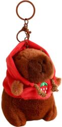 HARAHU Kapibara Kulcstartó - Barna/Piros KP37765