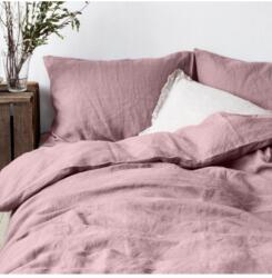  EMI Natúr fáradtrózsaszín lenvászon ágyneműhuzat