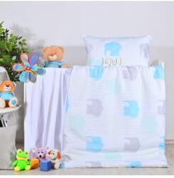  EMI elefántos türkízkék gyerek ágyneműhuzat