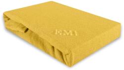  EMI sárga frottír gumis lepedő