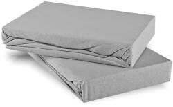  EMI szürke 100% pamutjersey gumis lepedő