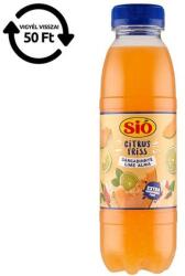 Sió Gyümölcslé SIÓ CitrusFriss Sárgadinnye-lime-alma 11% 0, 4L DRS (C66101) - fotoland