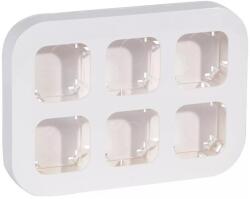 Legrand 782496 Forix IP20 fk 6-os munkaállomás, vízszintesen/függőlegesen felszerelhető, fehér (782496) - solnaiparcikk