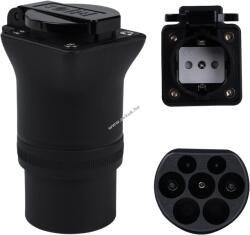 Powery Adapter Type2 csatlakozóról Schuko 220V csatlakozóra