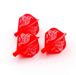 Cuesoul Darts Darts toll Cuesoul TERO AK4, piros virág mintás, Standard toll