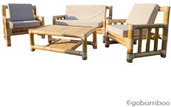 gobamboo Bambusz kerti bútor szett Bali