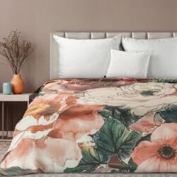 Takoy Pătură PREMIUM CHLOE 150x200 cm poliester-acril cu imprimeu floral pictat