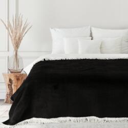 Takoy Pătură DUO 220x240 cm, din două culori, bumbac-acril cu ciucuri decorativi, față-verso