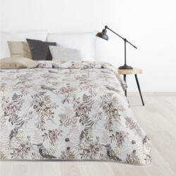 Takoy Cuvertură POLY 220x240 cm cu imprimeu de păsări și crenguțe cu accente aurii DESIGN 91