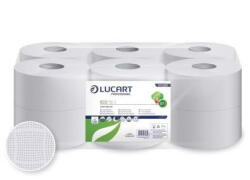 Lucart Eco 19 J, fehér toalettpapír, 19cm-es, 2r. , 120m/tek. , 12tek. /zsugor