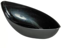  Műanyag tál ovális alacsony grafit szürke M7x31, 5cm (MD034)