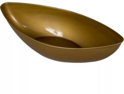  Műanyag tál ovális alacsony arany M7 x31, 5cm (MD033)