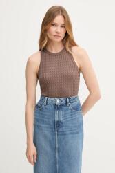 Tommy Hilfiger pamut mellény barna, WW0WW45706 - barna M