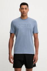 Guess t-shirt ALPHY nyomott mintás, Z2YI11 J1314 - kék XXL