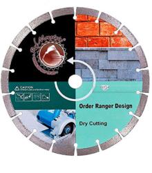 Red Mountain Disc diamantat pentru materiale de constructii Red Mountain, distributie uniforma (RM74-OGRD350) Disc de taiere