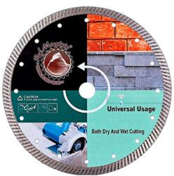 Red Mountain Disc diamantat pentru materiale de constructii Red Mountain, Turbo Segmentat presat la cald (RM74-GRDWH230) Disc de taiere