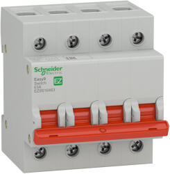 Schneider Electric Schneider EZ9S16463 EASY9 PRO Szakaszolókapcsoló 4P/63A (EZ9S16463)