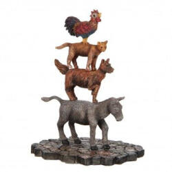  Luville Efteling Bremer stadsmuzikanten 7.5x6x10 cm - dekorfalvak