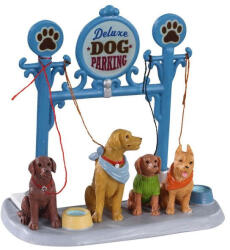 Lemax dog parking Caddington Village 2021 - dekorfalvak