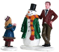 Lemax dad's snowman s/2 Caddington Village 2018 - dekorfalvak