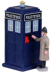 Lemax police call box s/2 Caddington Village 2020 - dekorfalvak