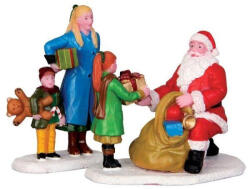 Lemax presents from santa, s/2 Caddington Village 2014 - dekorfalvak