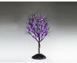  Lemax dry tree with purple lights Spooky Town 2025
