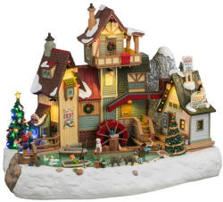 Lemax 2025 the rocky river grist mill Harvest Crossing - dekorfalvak