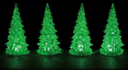 Lemax crystal lighted tree 3 color s/4 General 2019