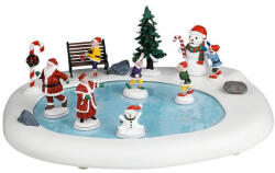 Lemax northern lights skating pond Santa's Wonderland 2025