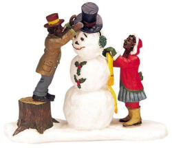 Lemax dressing mr. snowman Caddington Village 2003 - dekorfalvak