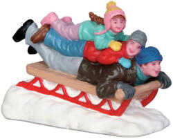 Lemax sledding with dad General 2015 - dekorfalvak