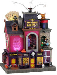  Lemax smoke & mirrors magic shop Spooky Town 2025