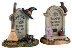  Lemax witch tombstones Spooky Town 2025