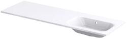 Oristo Uni 141x46 cm right white (UME-AR-140-92-P-BO)